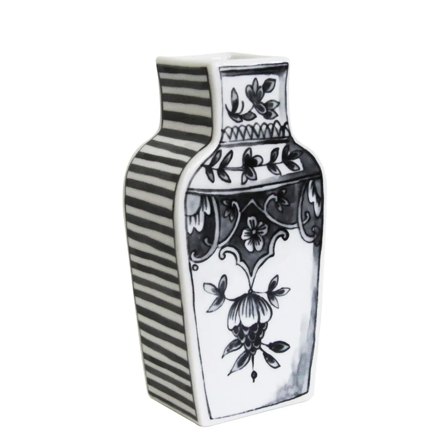 Well Versed Medium Vase - Grey, Porcelain