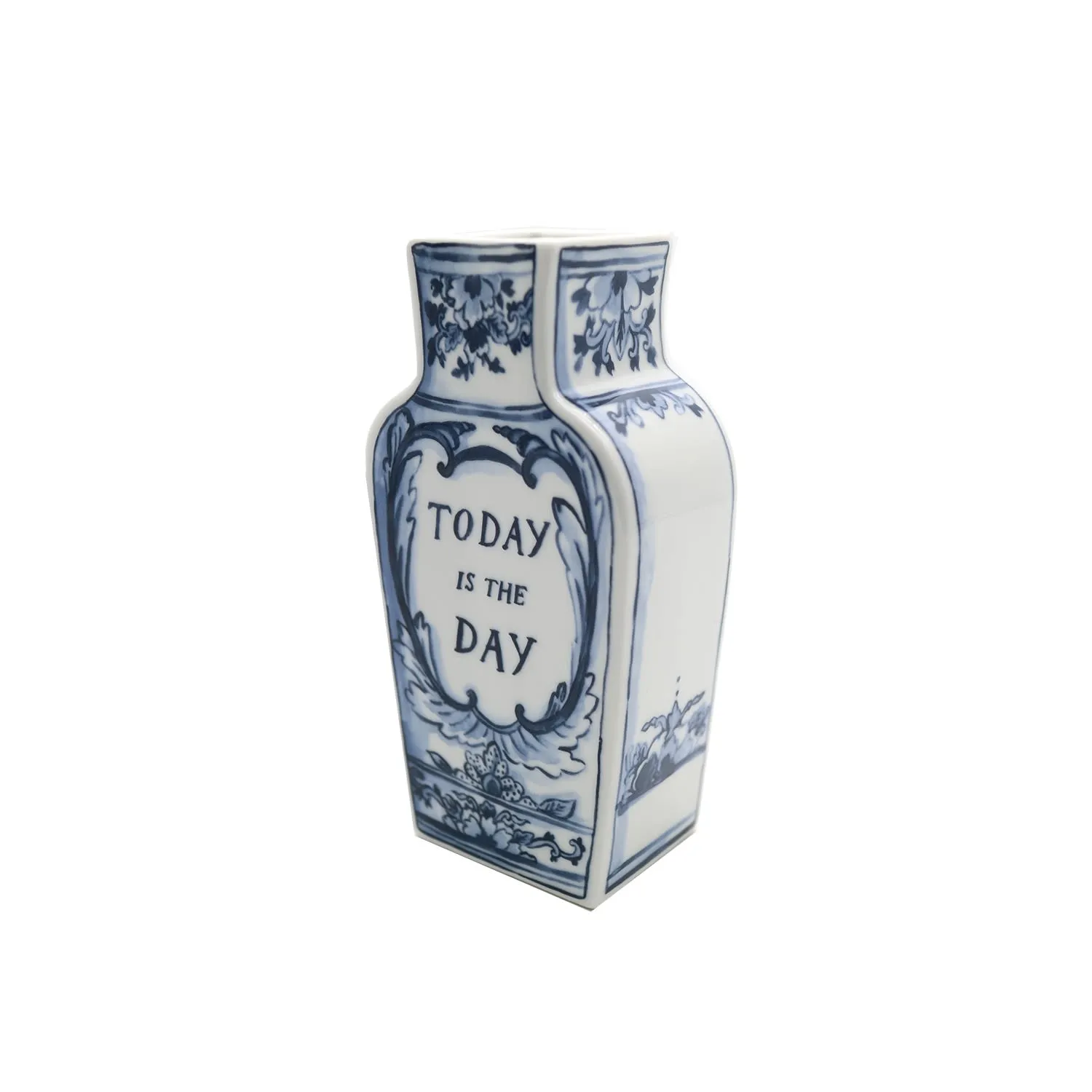 Well Versed Today Vase - Blue, Porcelain