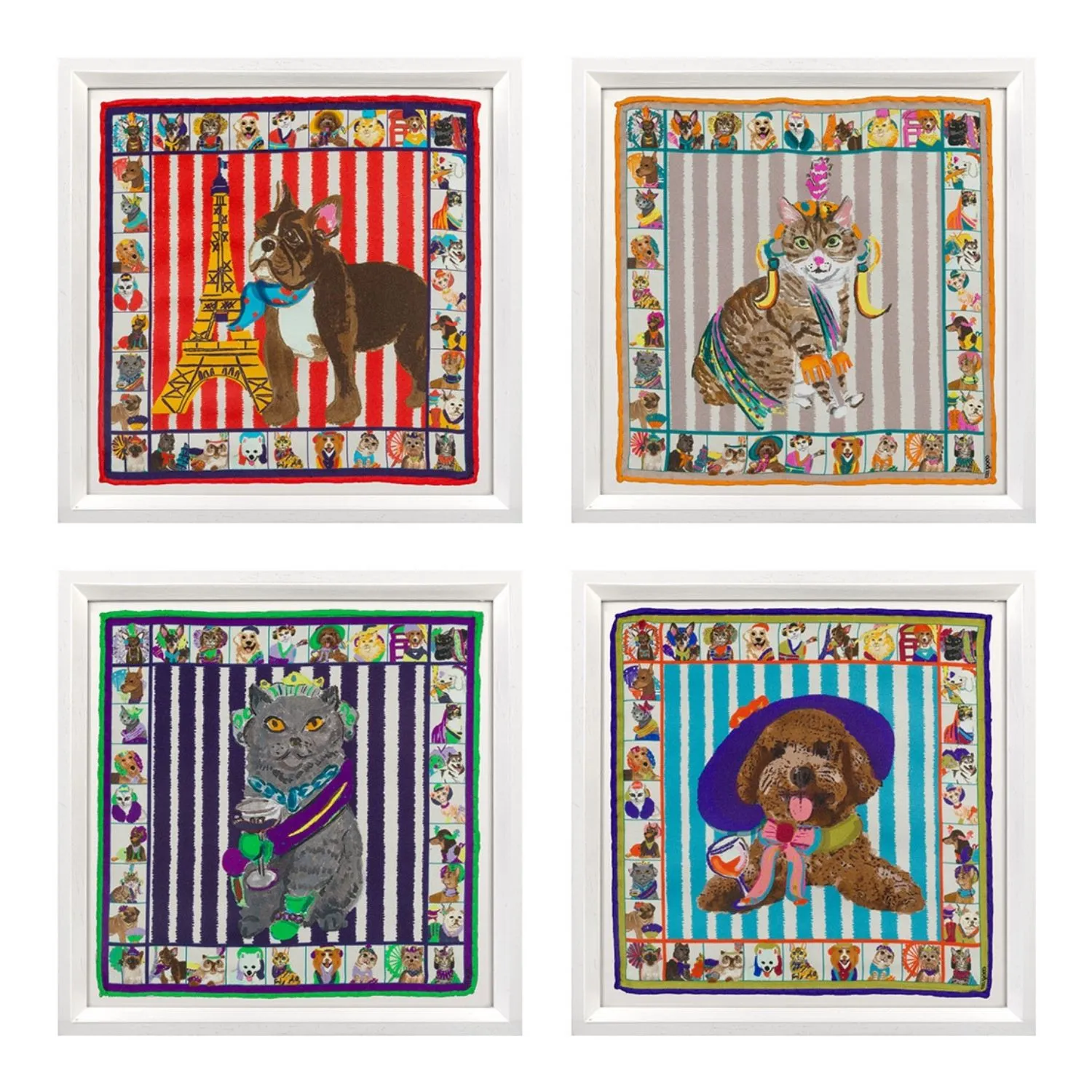 Kids Best Friends Framed Silk Set - 4 Piece image