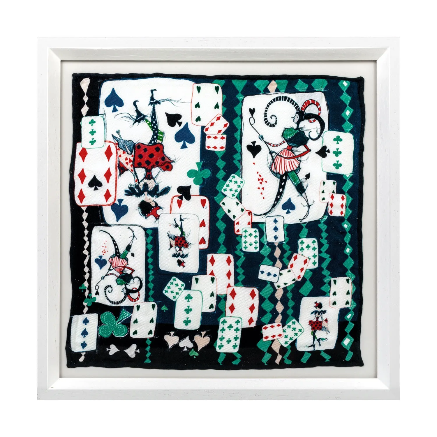 Las Vegas Framed Silk Scarf - One Size