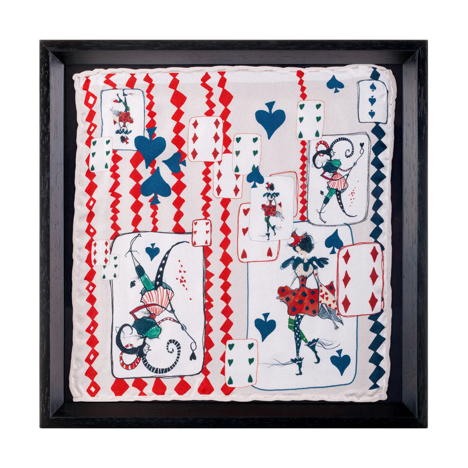 Las Vegas Silk Art Print - Red, One Size