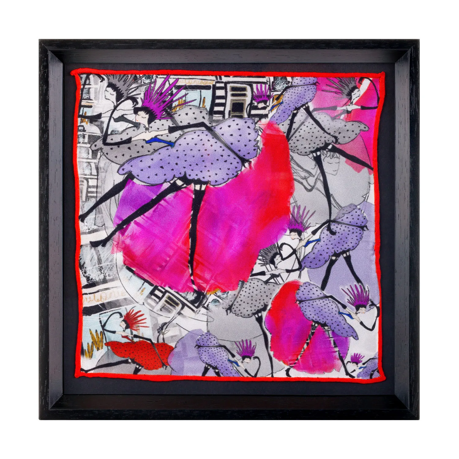 Moulen Rouge Paris Silk Art Print - One Size