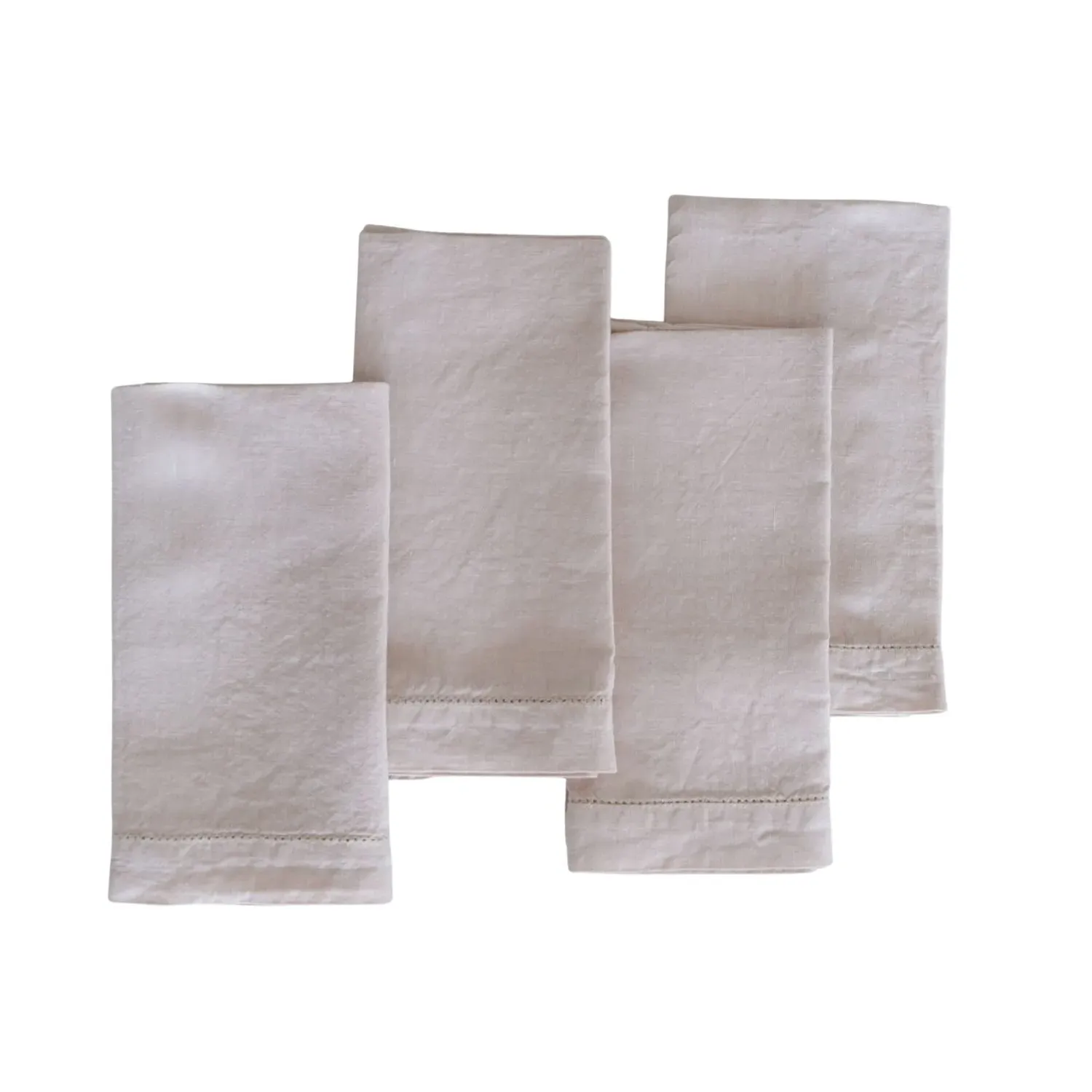 Cloud Linen Napkin Set of Four - Neutrals image