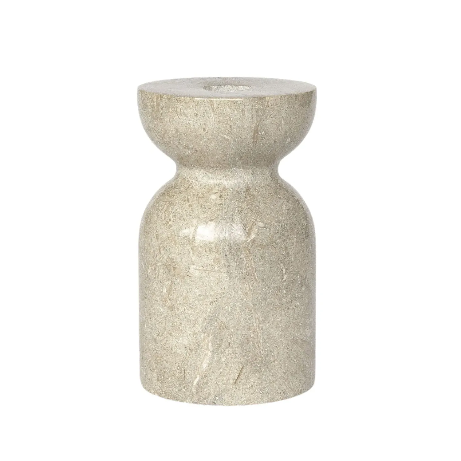 Luca Marble Candle Holder - Green