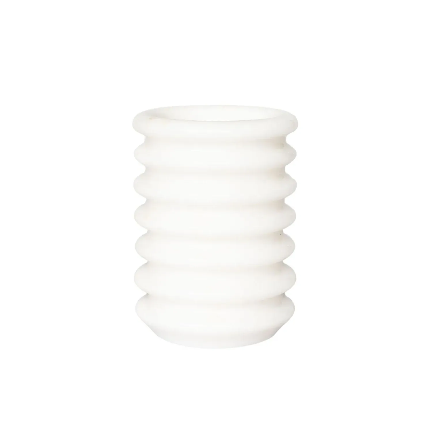 Nyla Marble Vase - White image