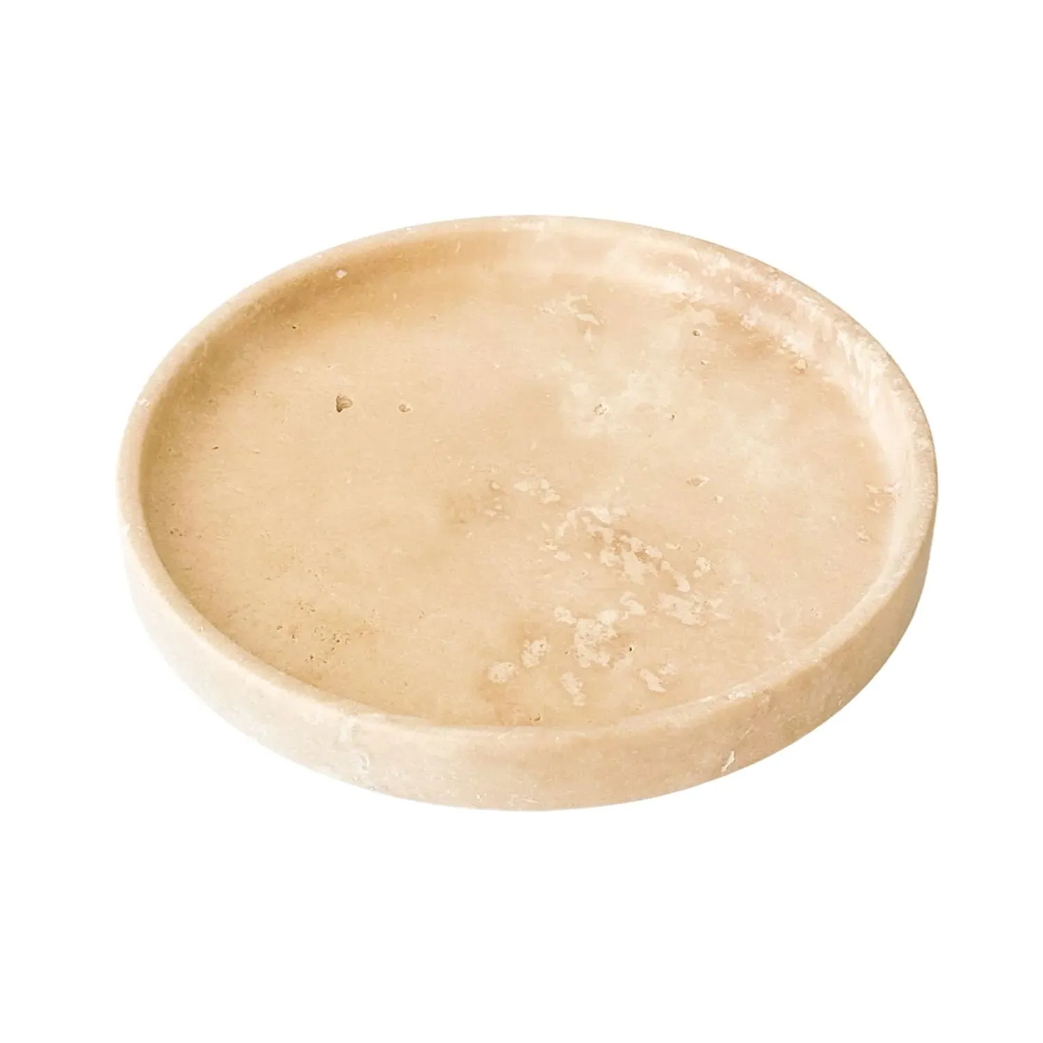 Raya Round Tray - Travertine