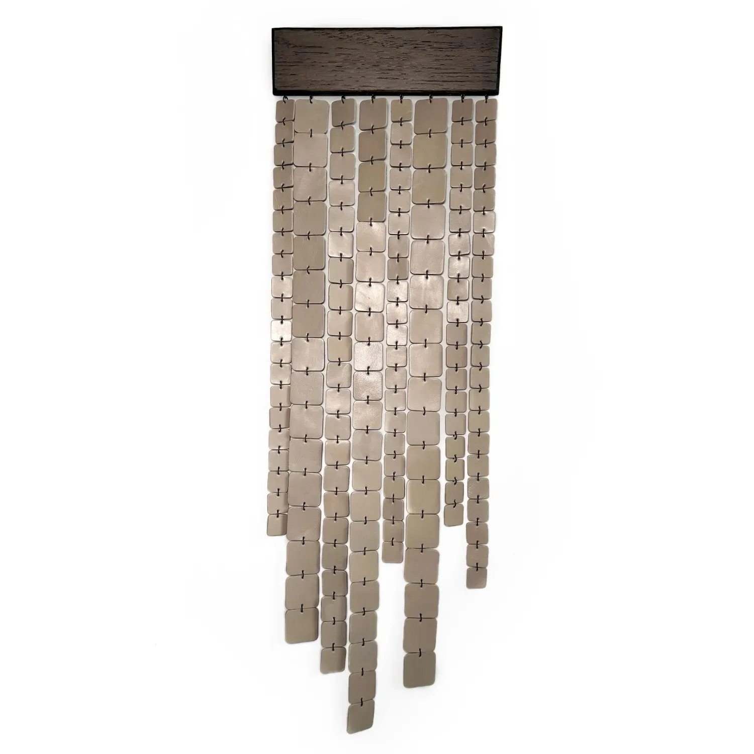 Neutrals Flow Leather Wall Accent - Black