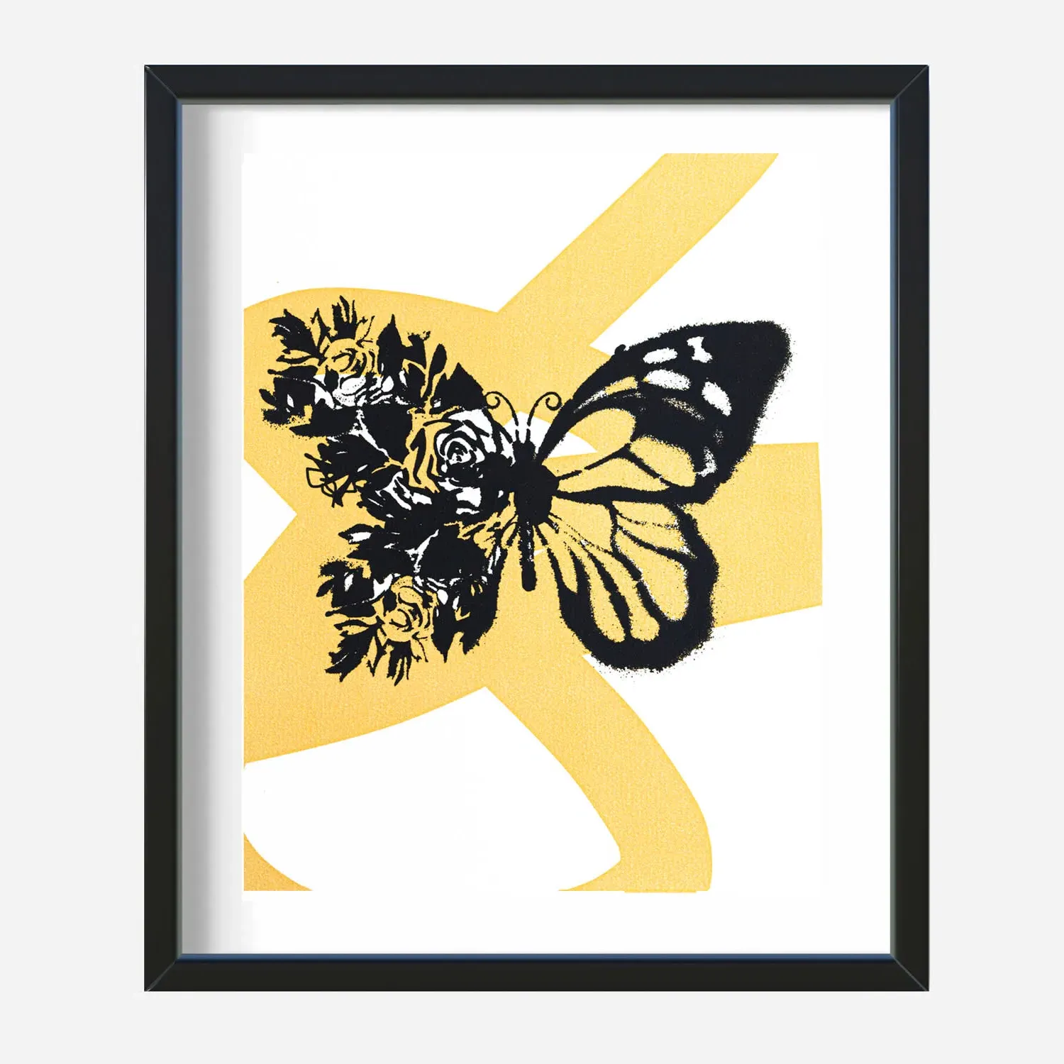 Chrysalis Limited Edition Art Print 8x10 - Black, Gold image