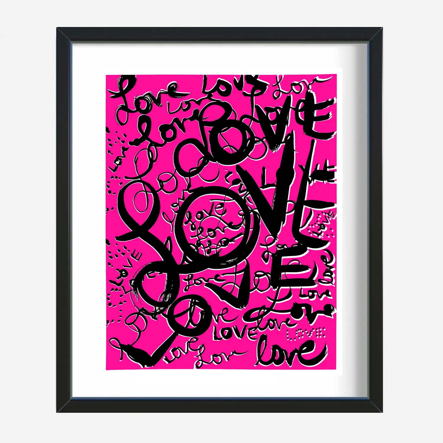 Love Galore Limited Edition Art Print - Pink, Paper image