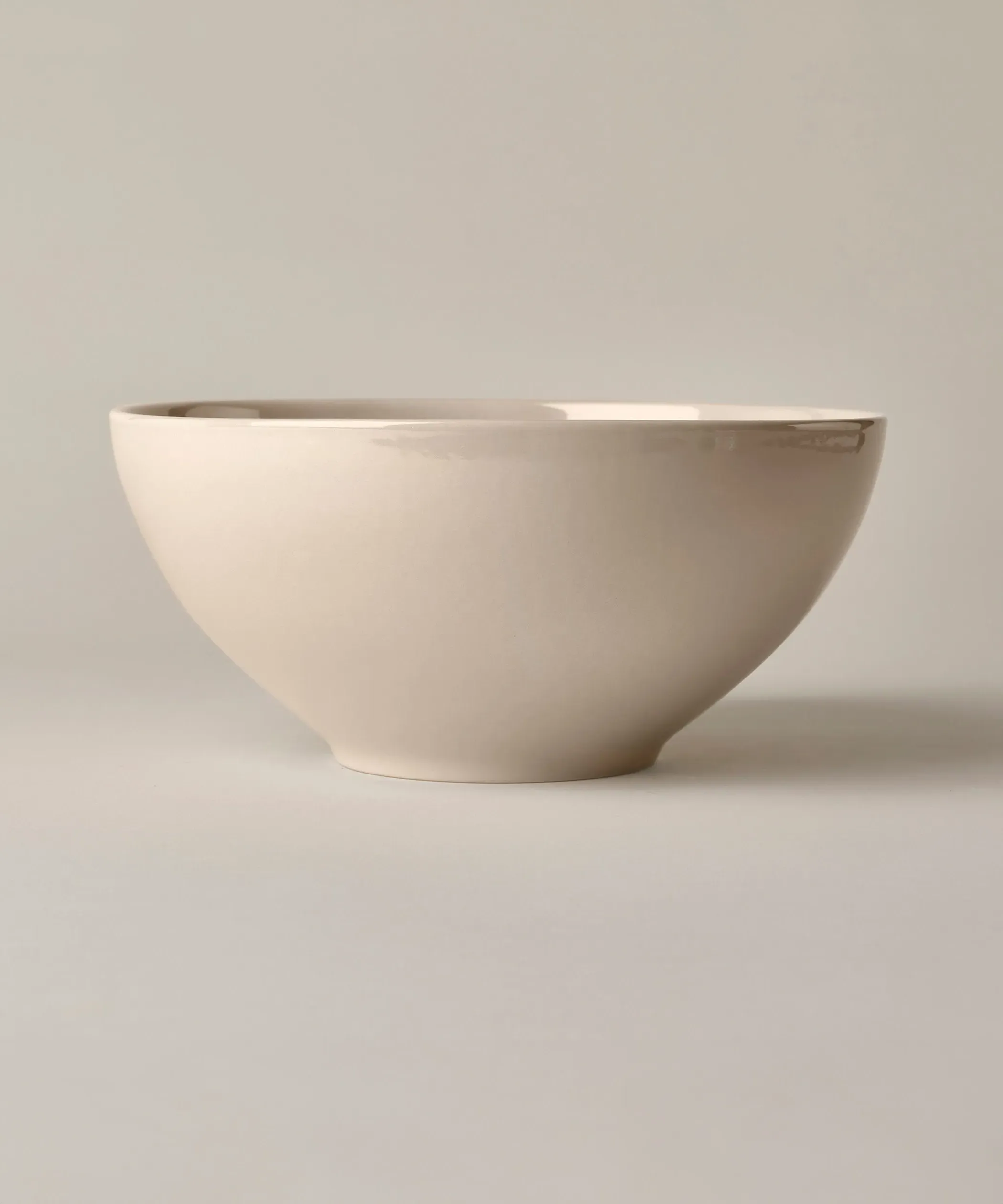 Glossy Serving Bowl - Dune