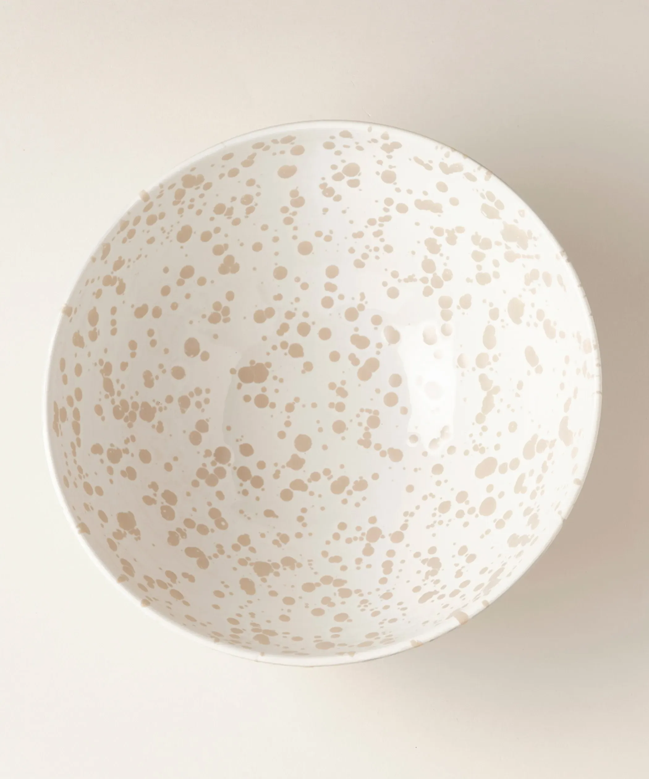 Splatter High-Edged Serving Bowl