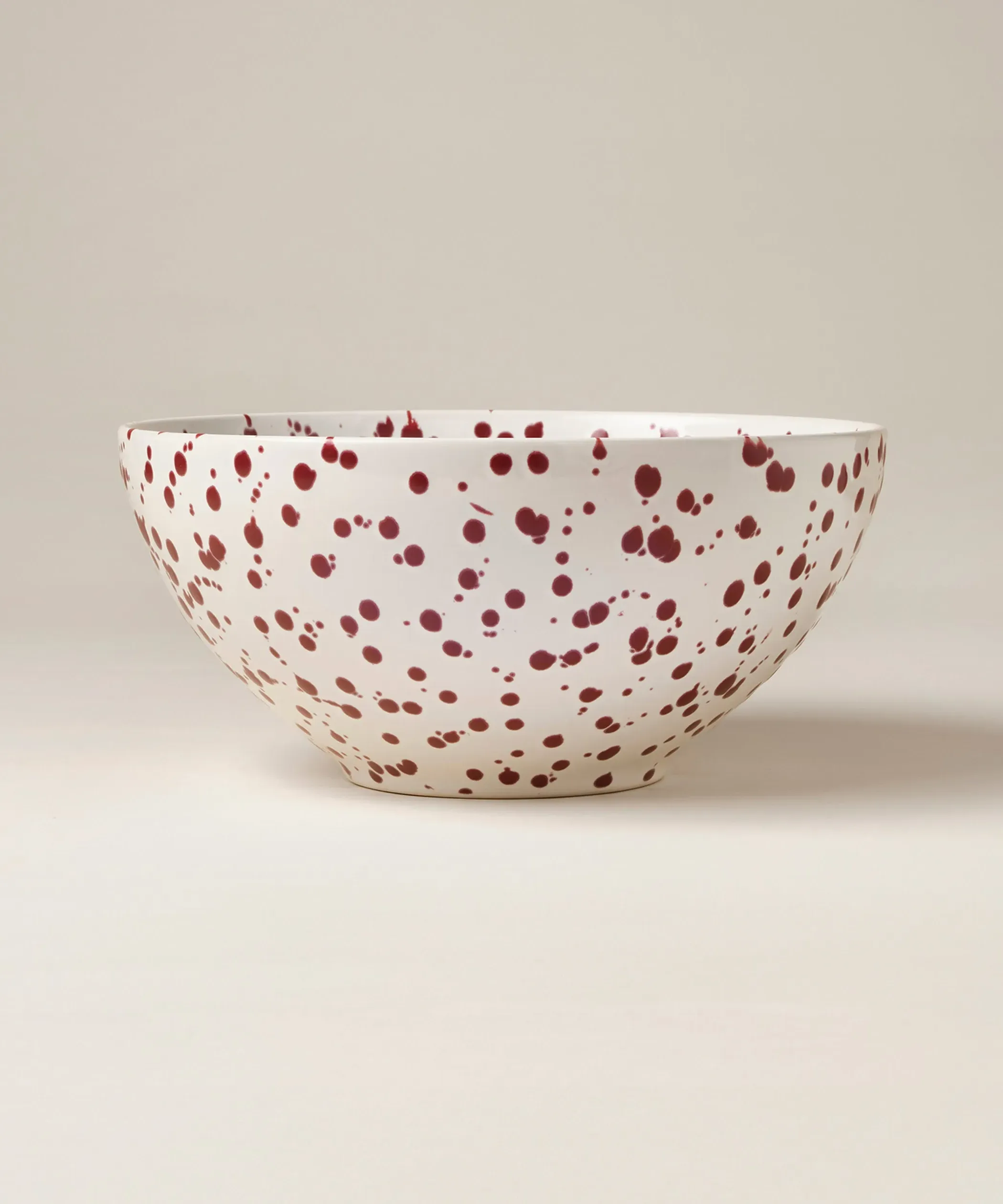 Splatter High-Edged Serving Bowl