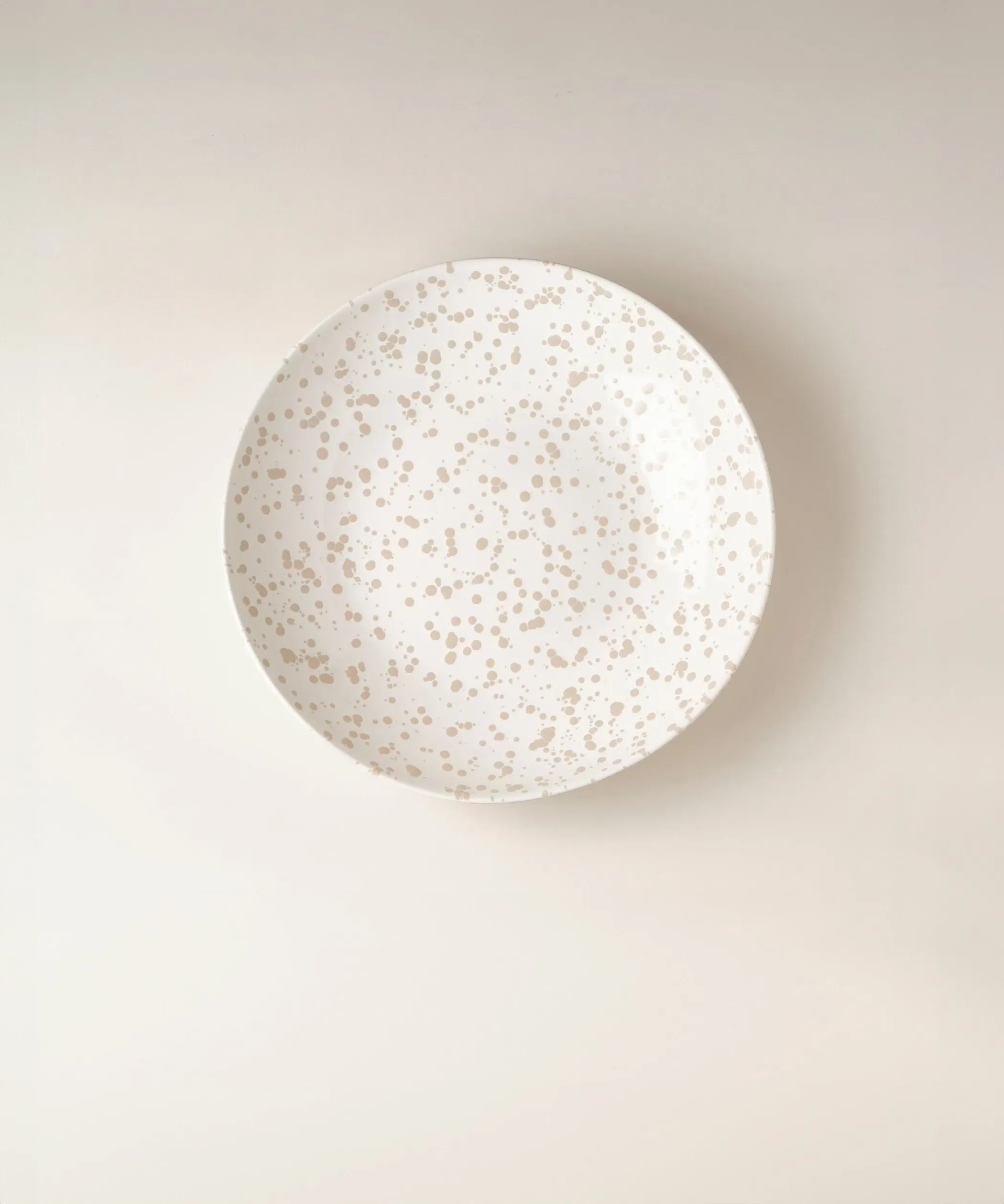 Splatter Low Serving Bowl