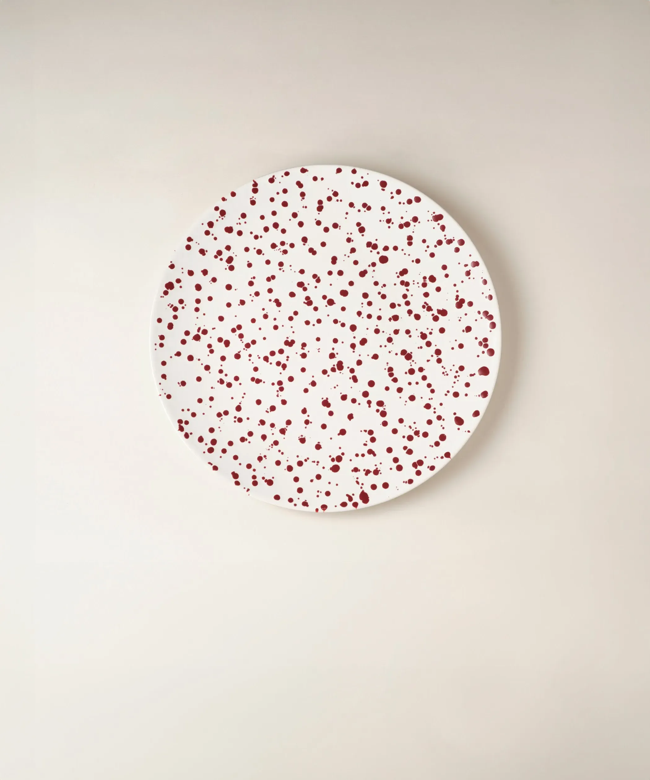 Splatter Serving Platter - Plum