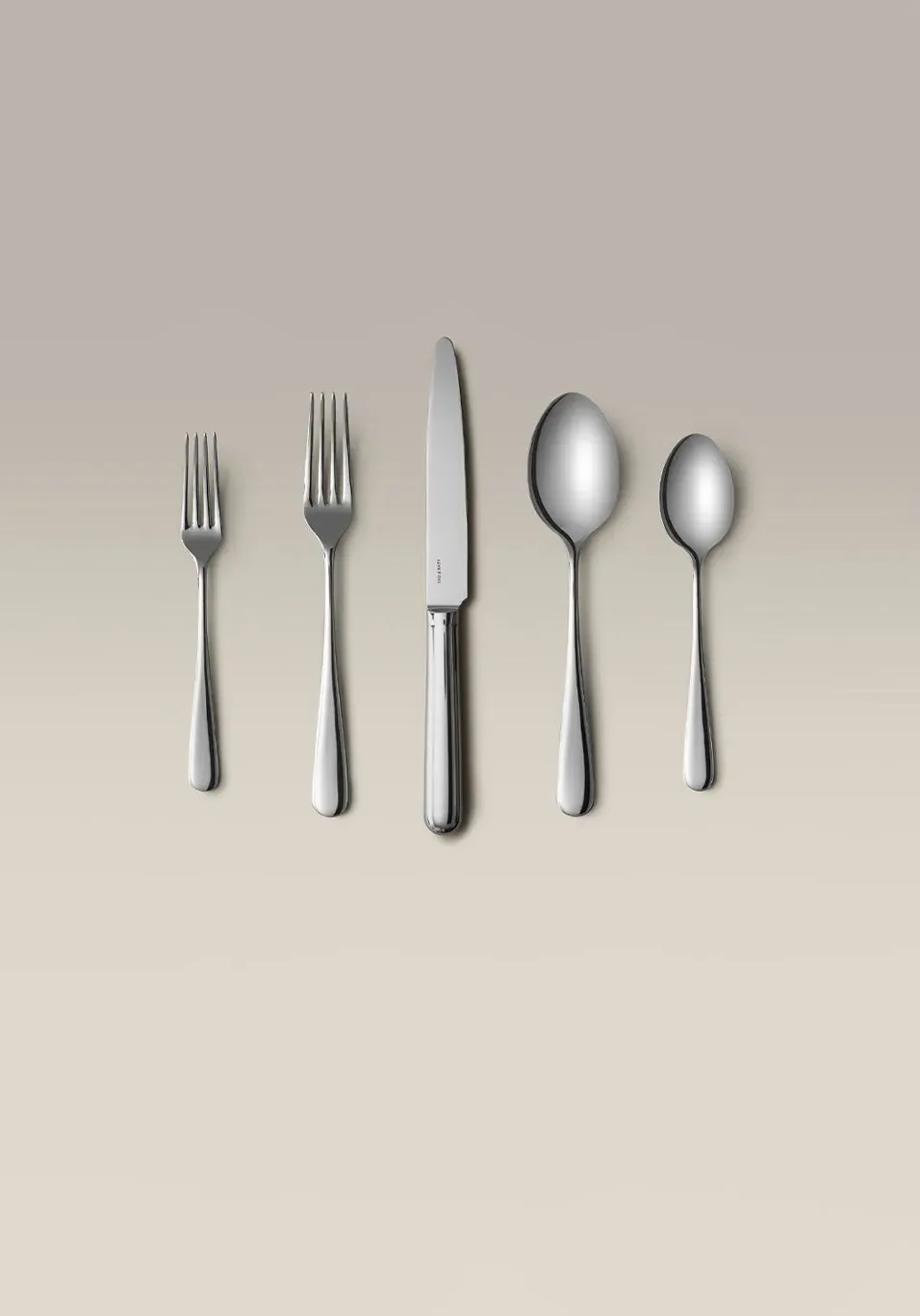 4-Person Flatware Set - Polished Steel