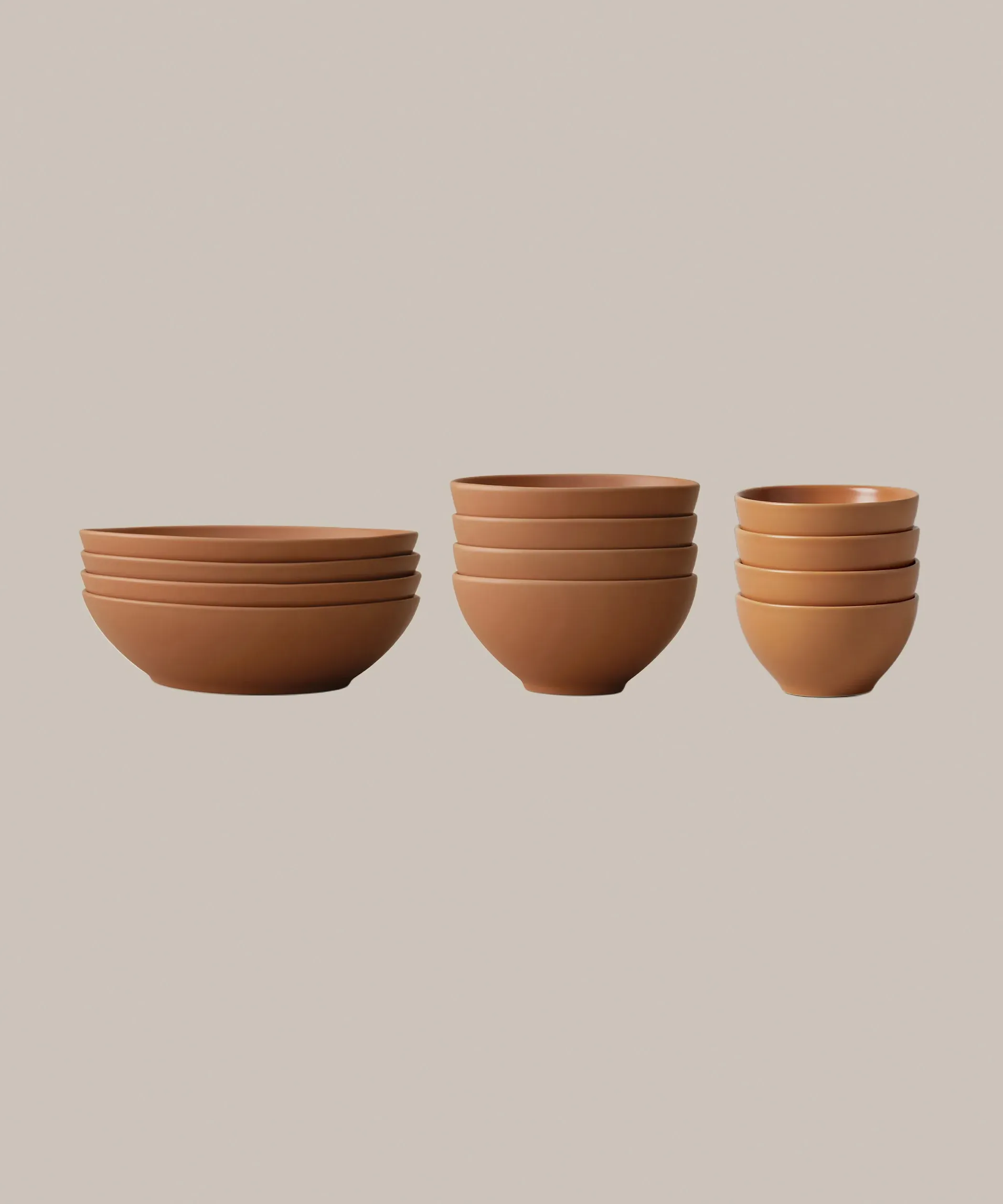 Bowl Over 12-Piece Bowl Set - Canyon