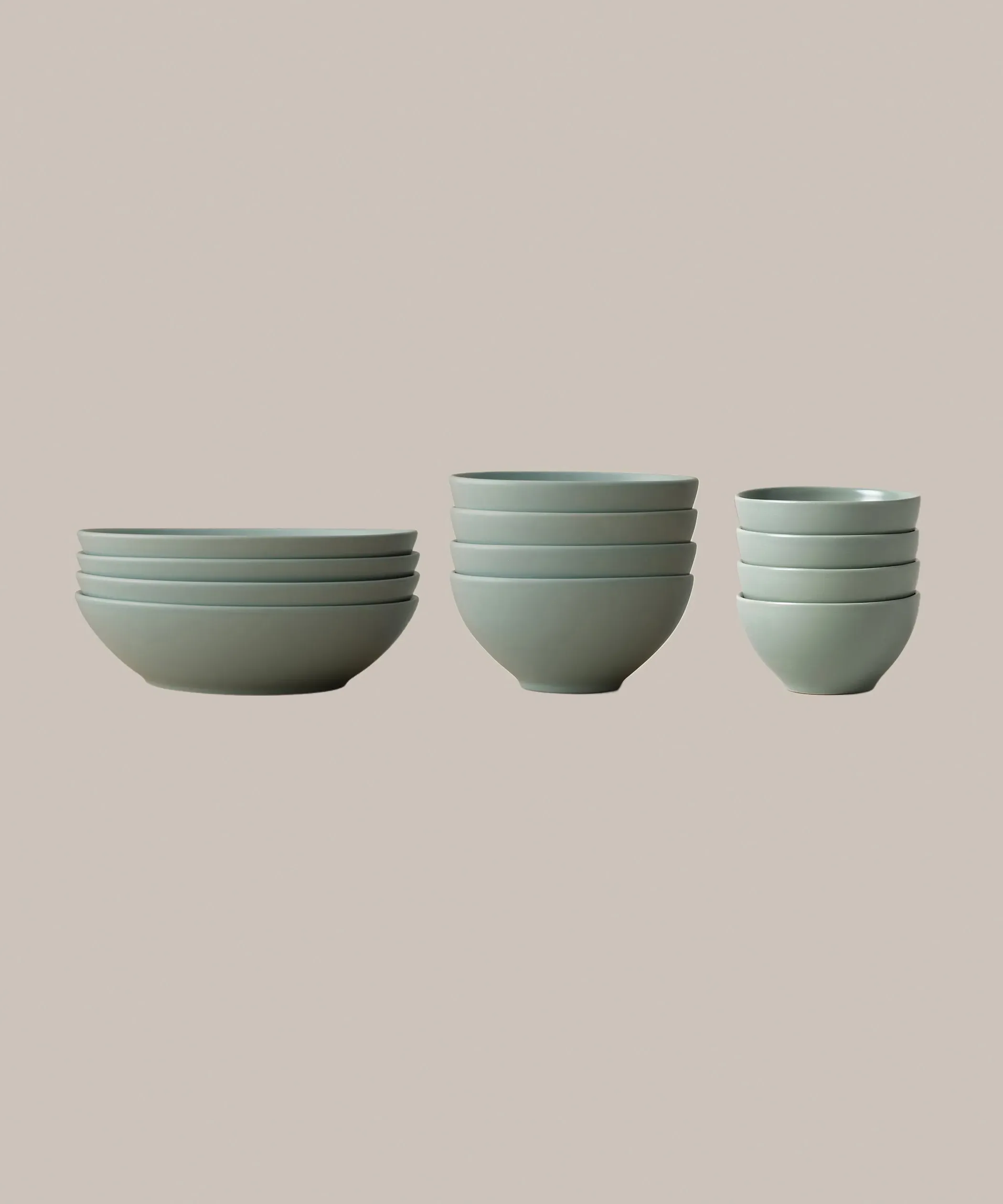 Bowl Over 12-Piece Bowl Set - Palm