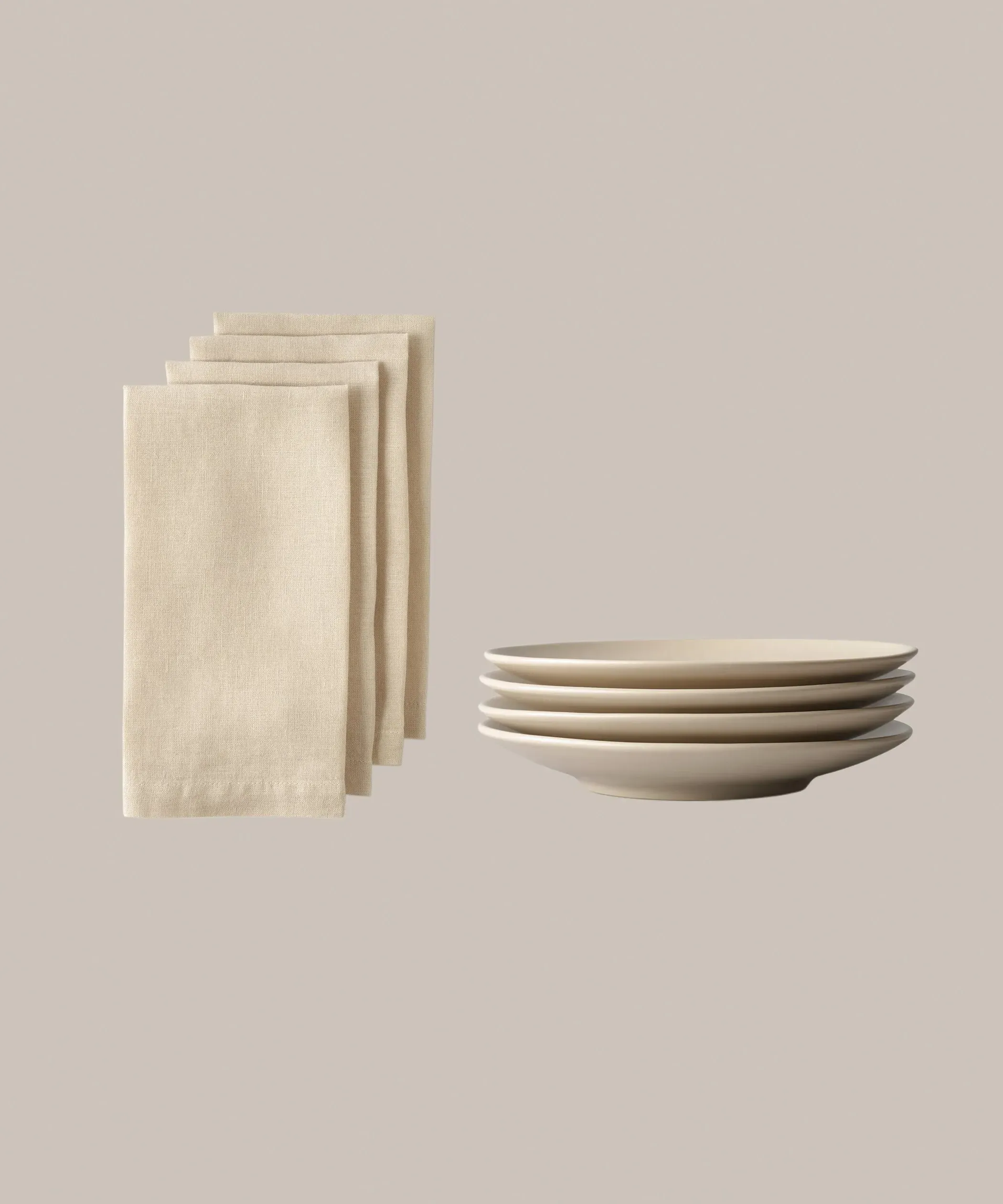 Dessert Table Set - Linen, Ceramic