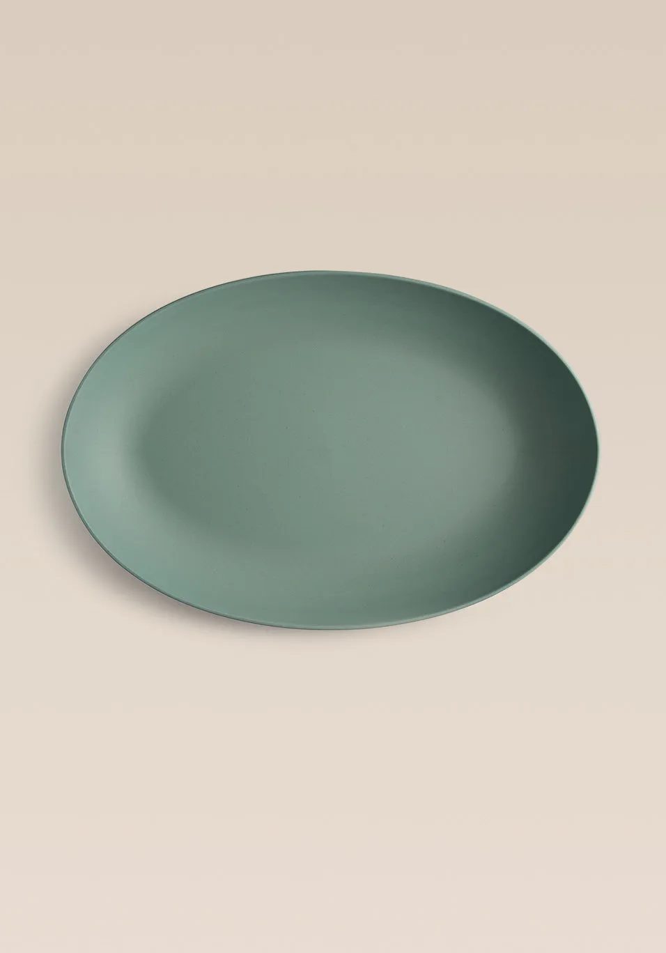 Outdoor Oval Low Serving Bowl - Palm