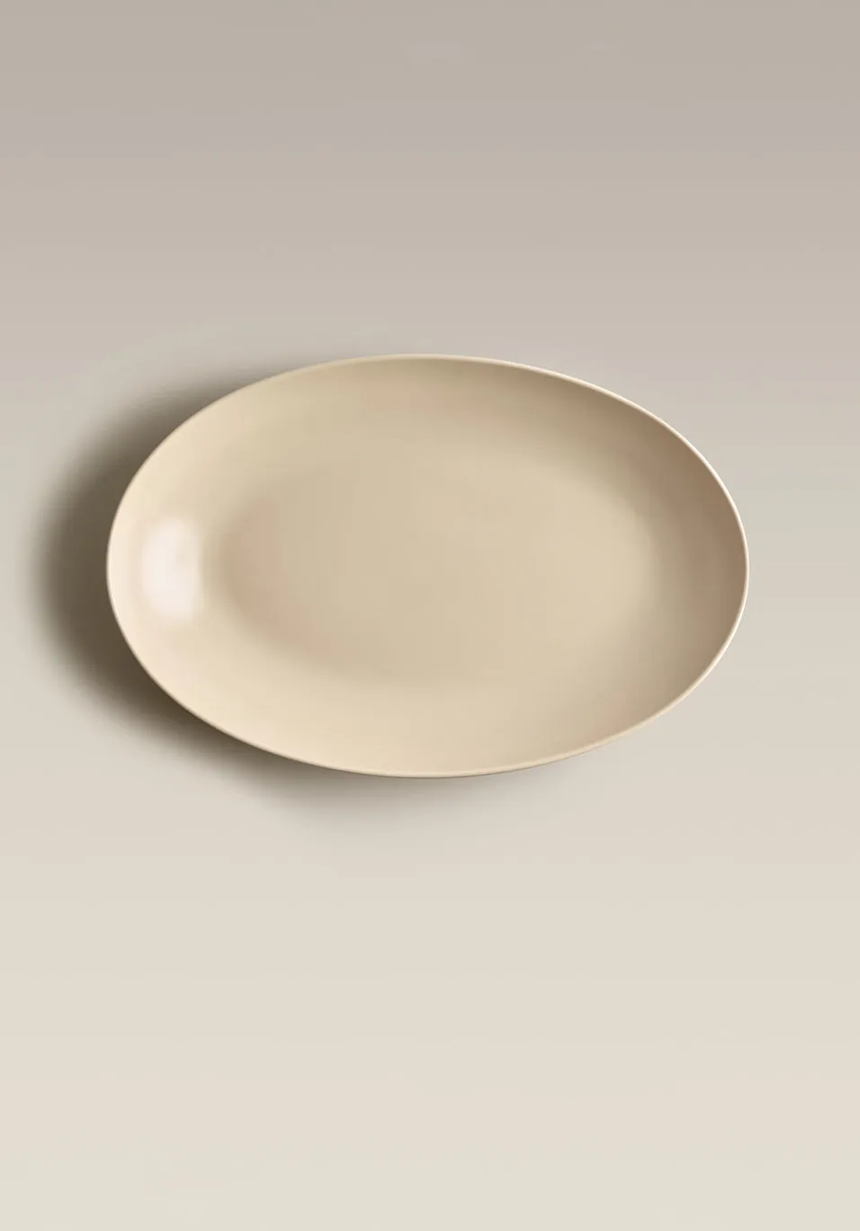 Oval Low Serving Bowl - Dune