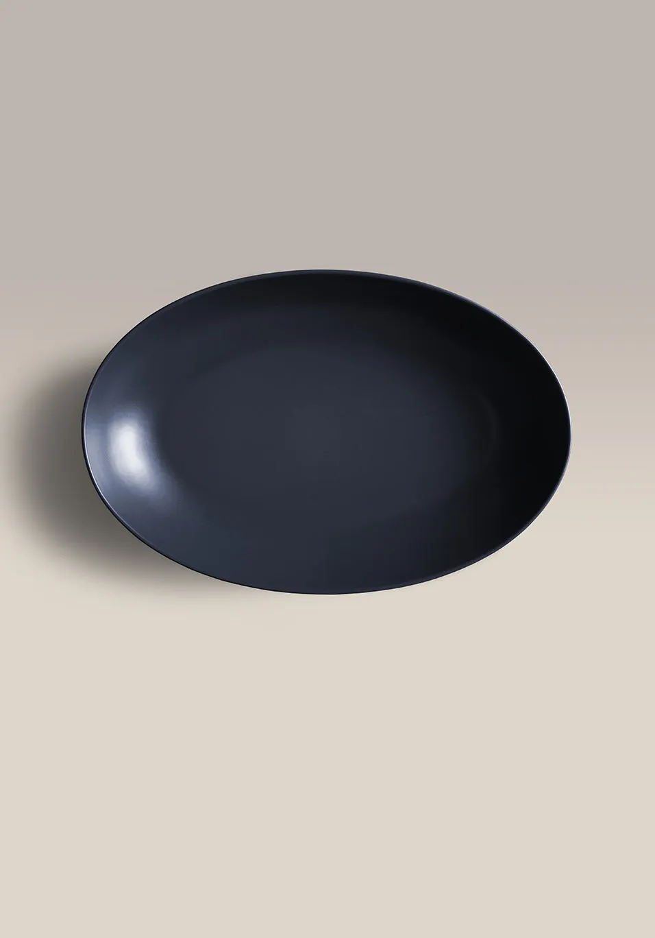 Oval Low Serving Bowl - Midnight