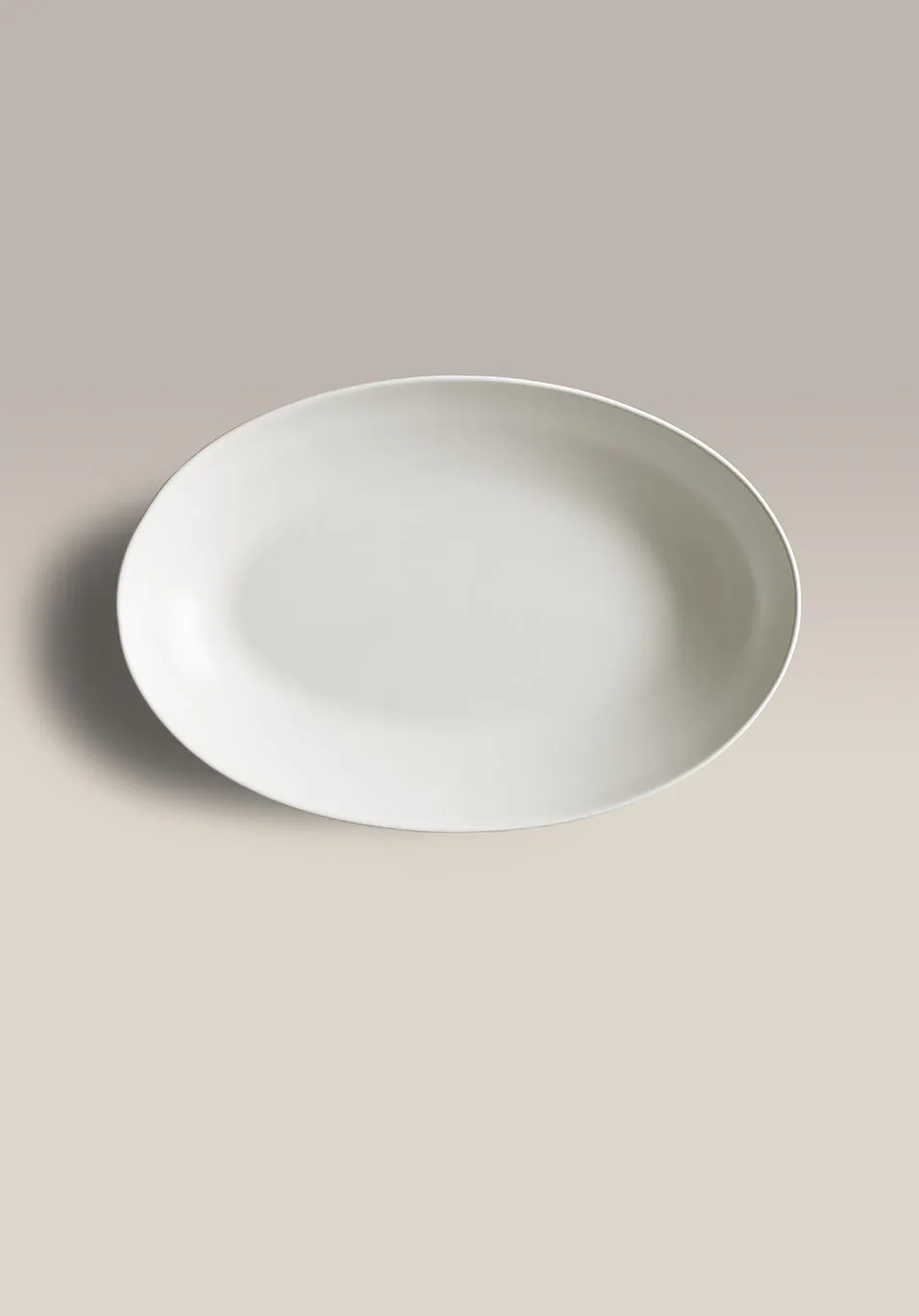Oval Low Serving Bowl - Moon
