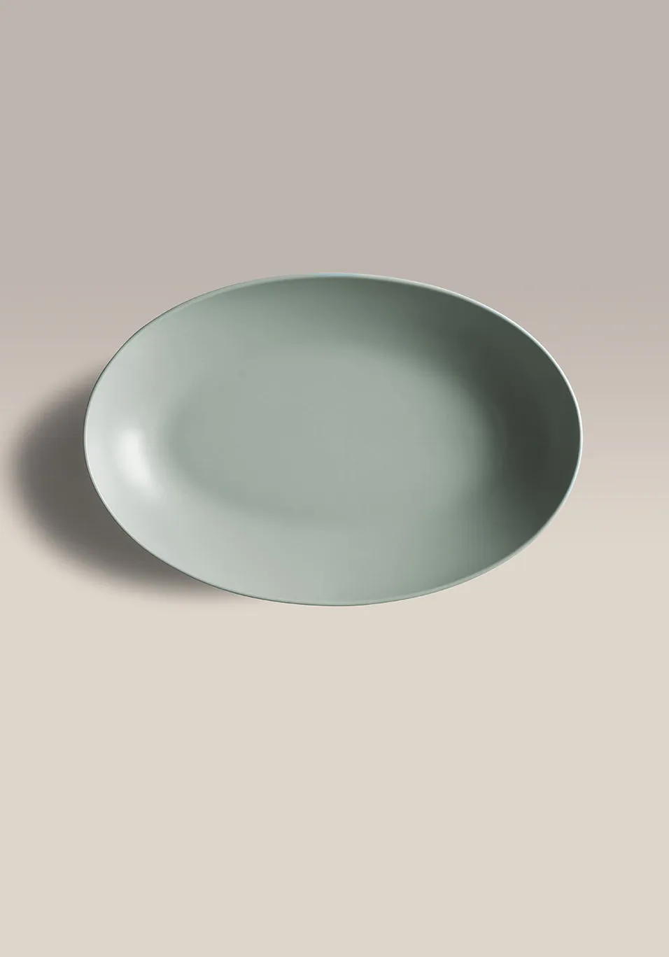 Oval Low Serving Bowl - Palm