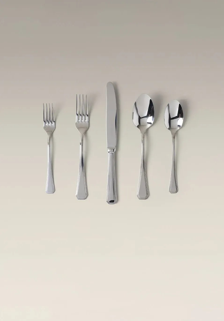 Palisades Four-Person Flatware Set - Polished Steel
