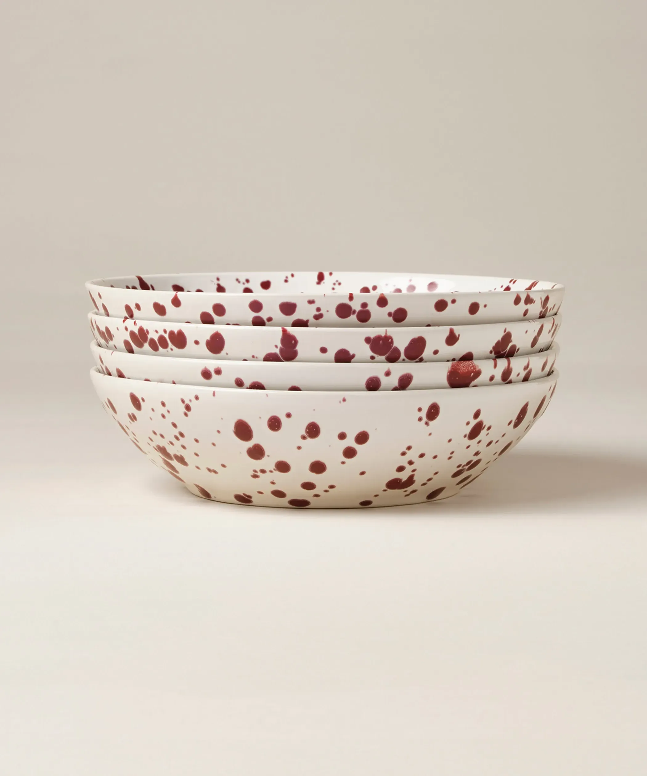 Splatter Big Bowls - Plum