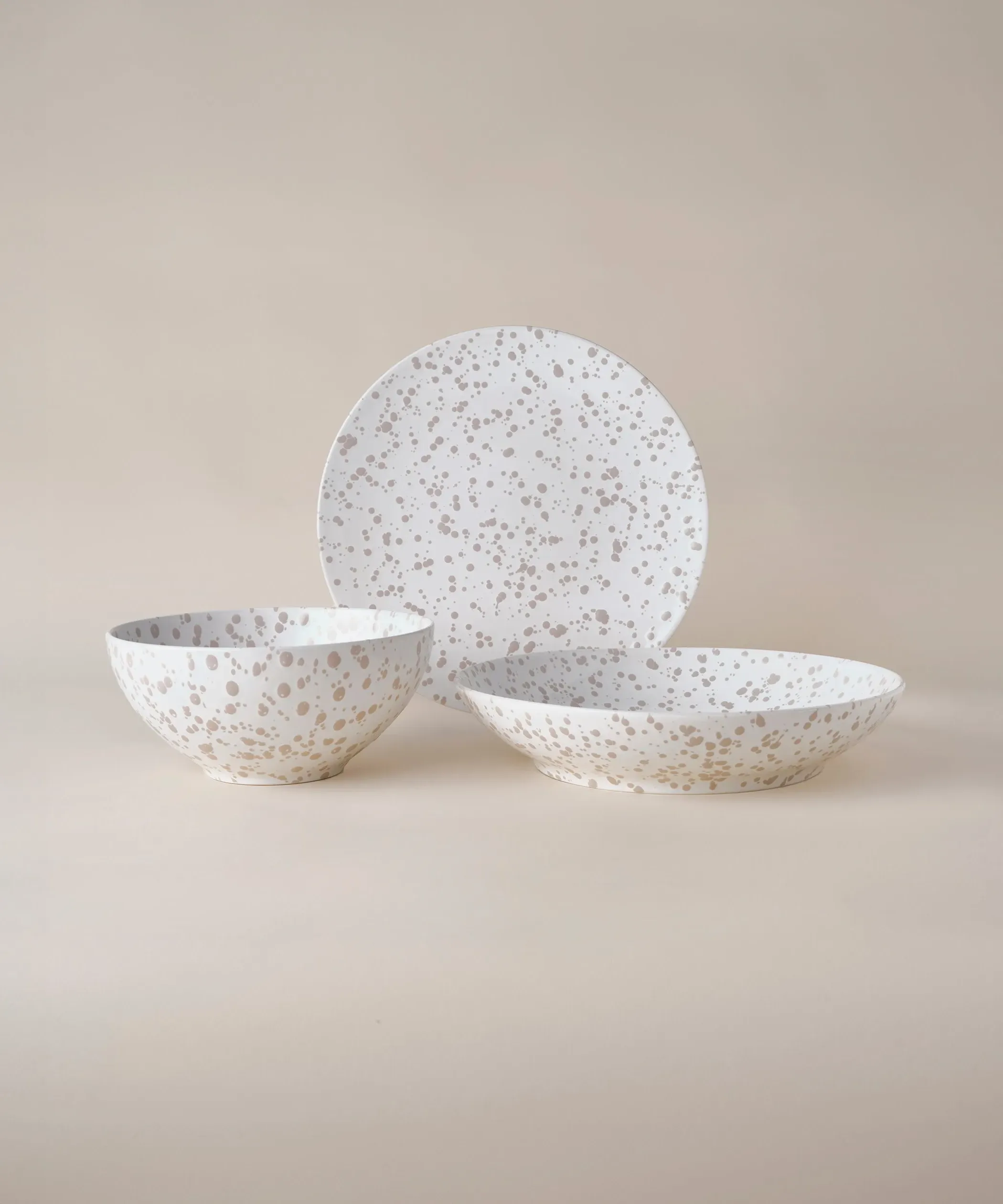 Splatter Serving Set - Dune, 3 Piece