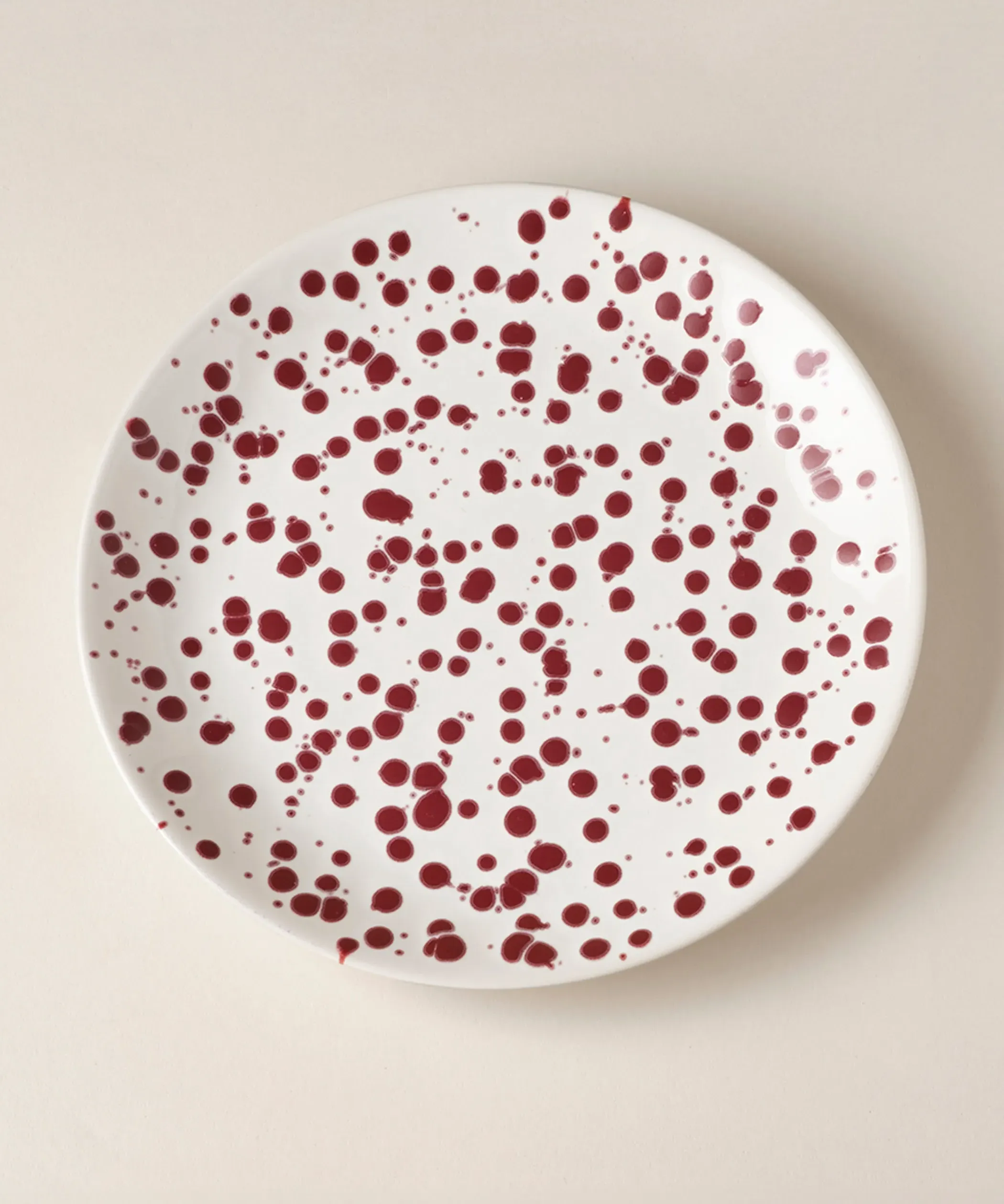 Splatter Small Plates - Plum