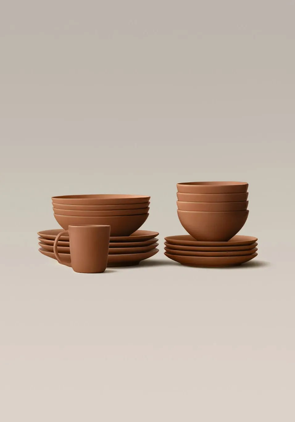 Stocked 20-Piece Dinnerware Set - Canyon
