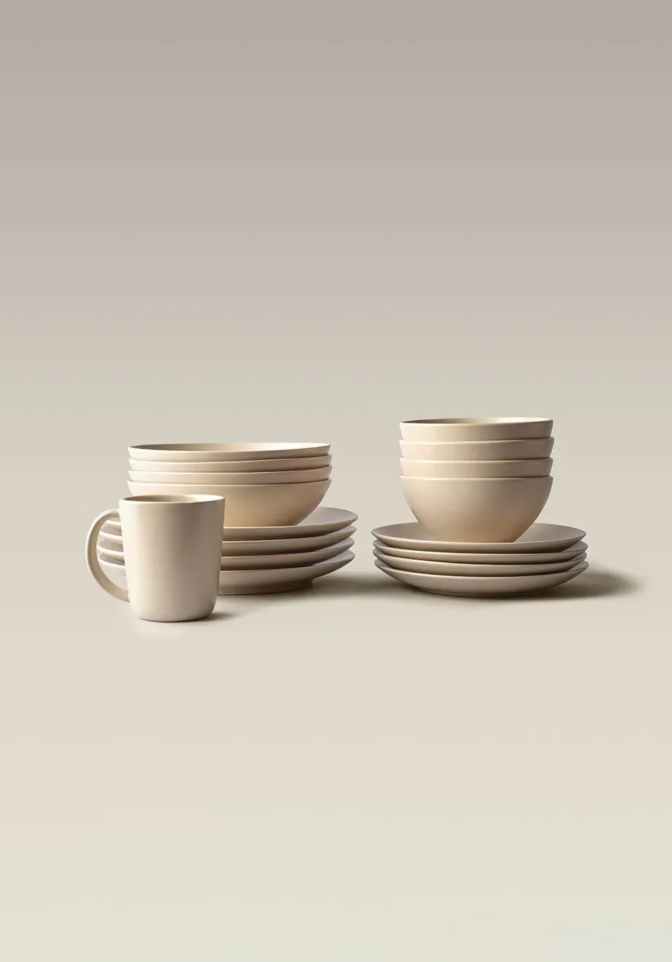 Stocked 20-Piece Dinnerware Set - Dune