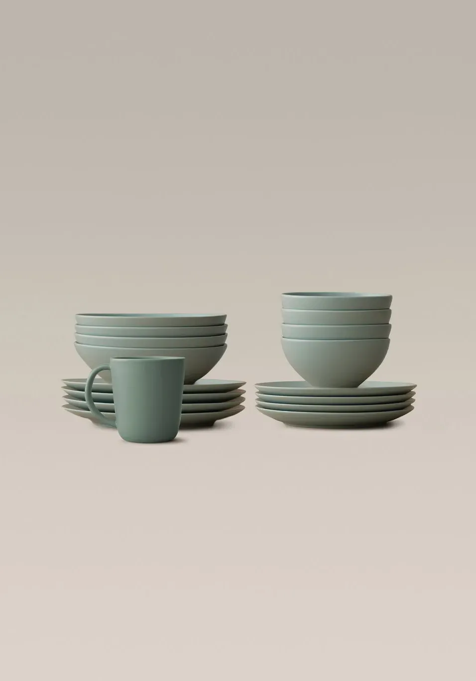 Stocked 20-Piece Dinnerware Set - Palm