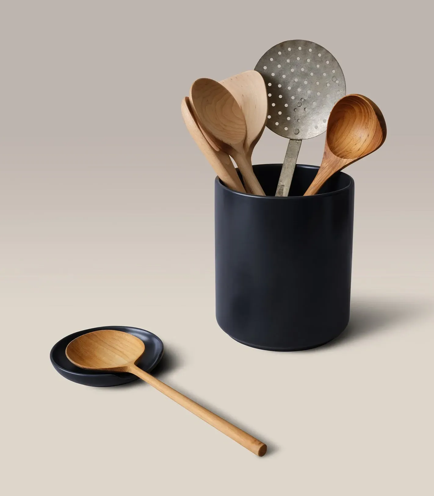 Utensil Crock - Ceramic