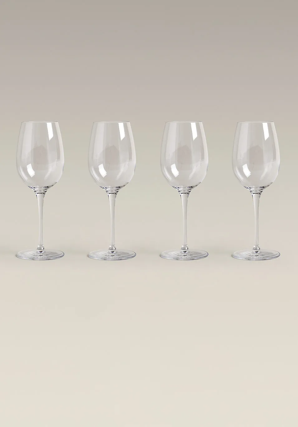 White Wine Glasses Set image
