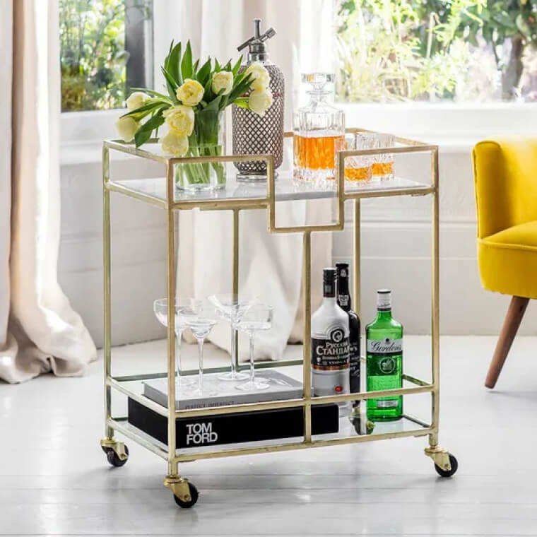 Gatsby Marble Drinks Trolley 1