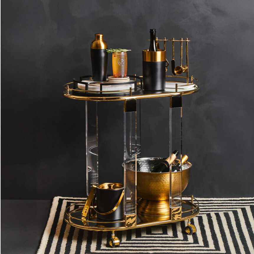 Oria Drinks Trolley With 1