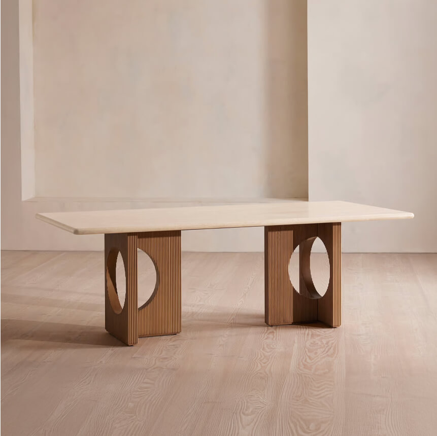 Elliot Dining Table Travertine product