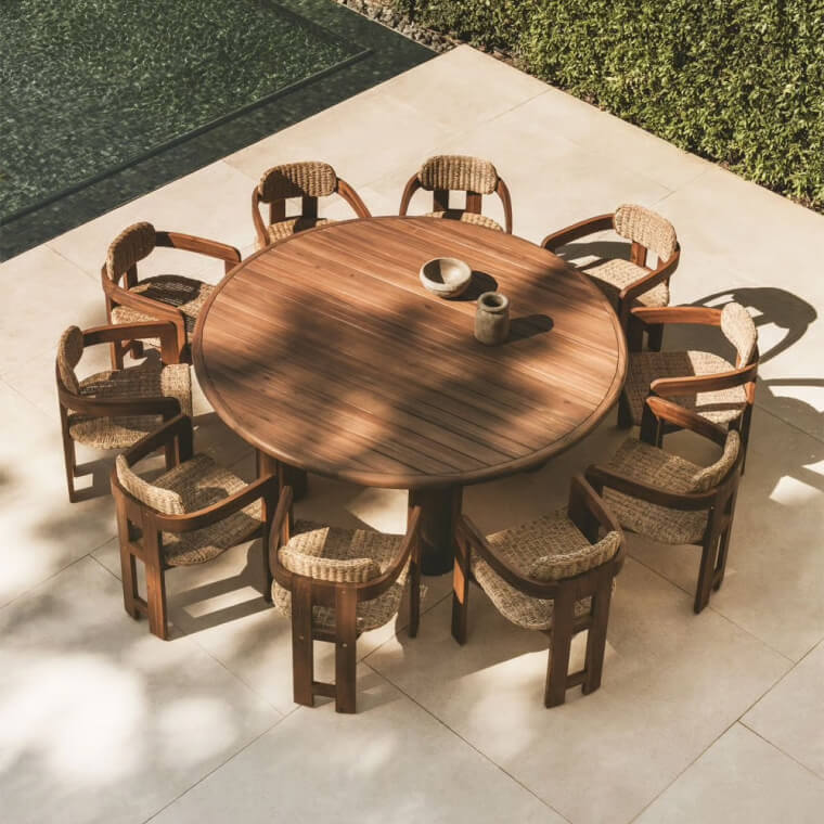 Ion 4 Seater Teak and