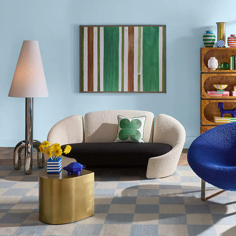 Marais Apartment Sofa in room
