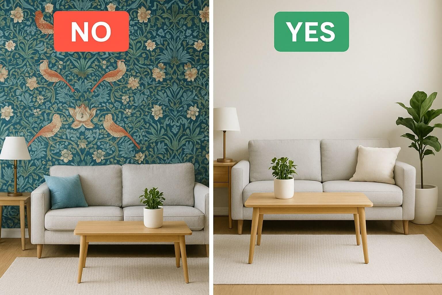 Bold or Patterned Wallpaper