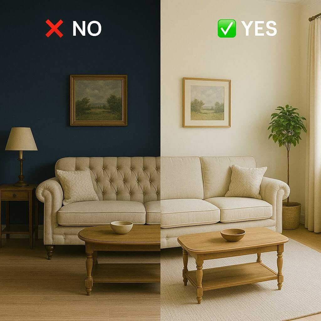 Dark or Moody Wall Colours