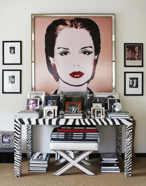 a gallery wall of meaningful art