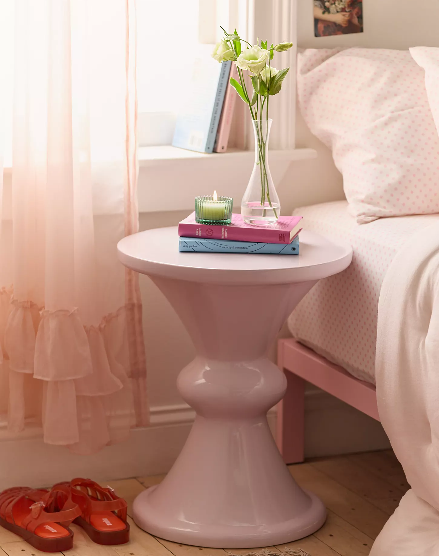 Amaya Hourglass Indoor/Outdoor Side Table