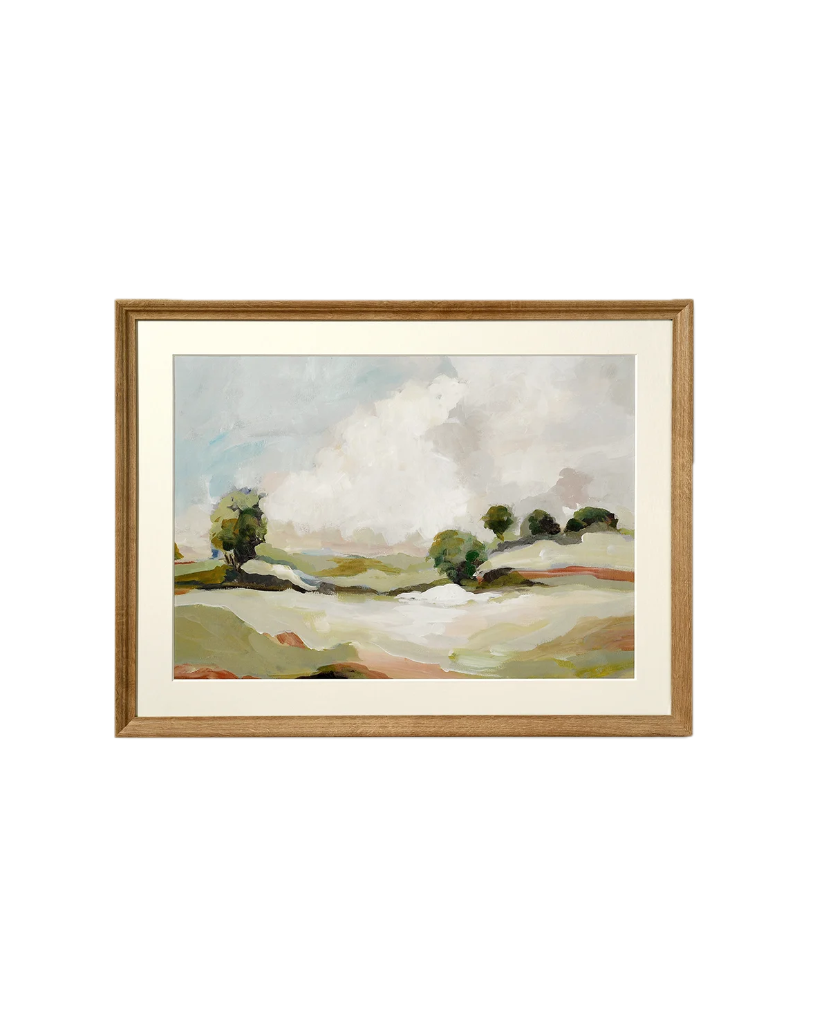 Graham and Green Pastoral Land Cloudy Day