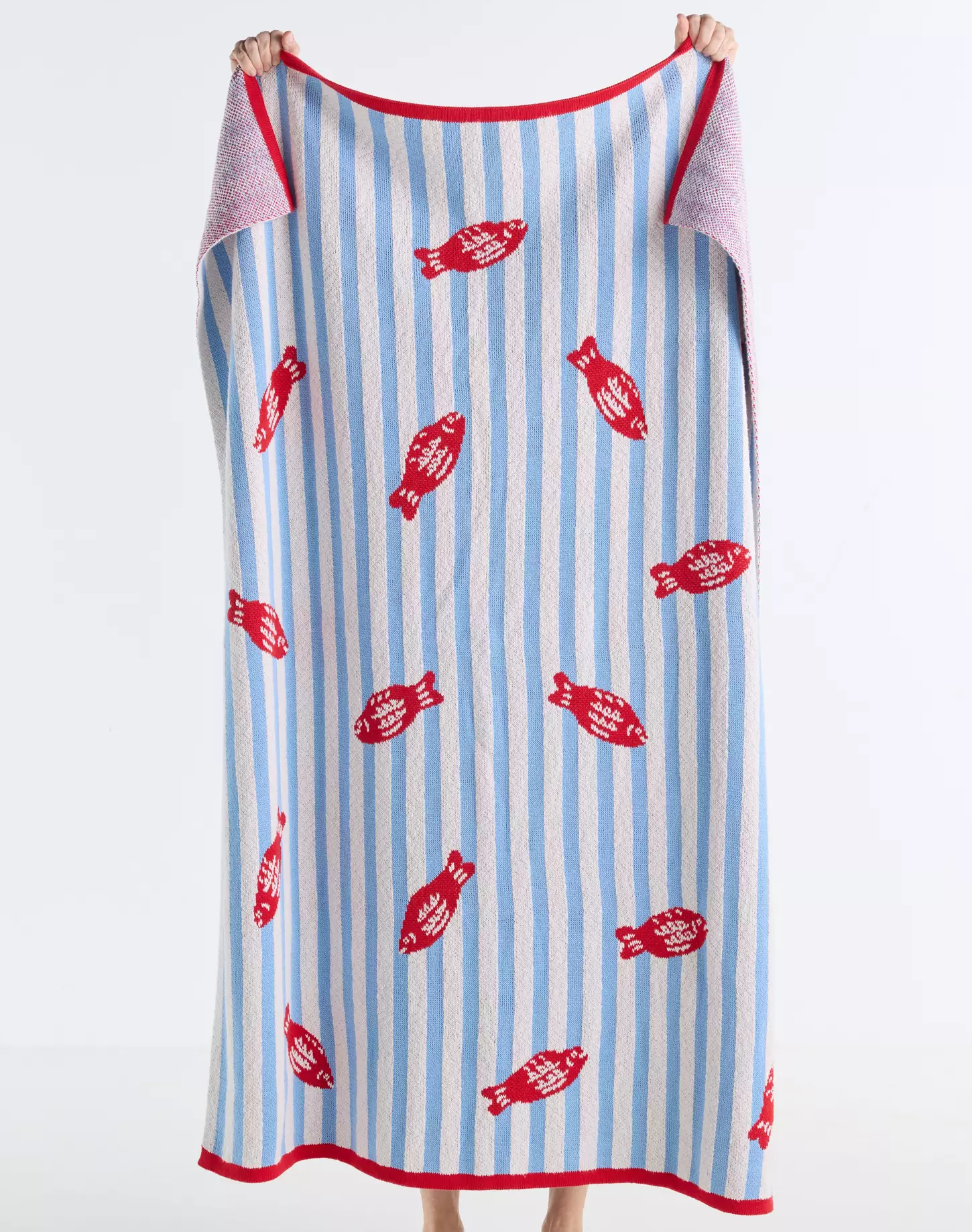 Sonnie Cotton Knit Throw Blanket