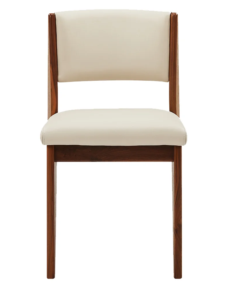 Halford Walnut Leather Dining Chair