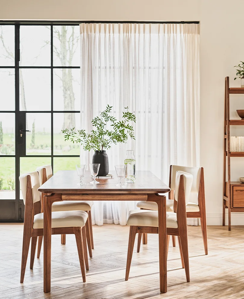 Halford Walnut 6 - 8 Seater Dining Table