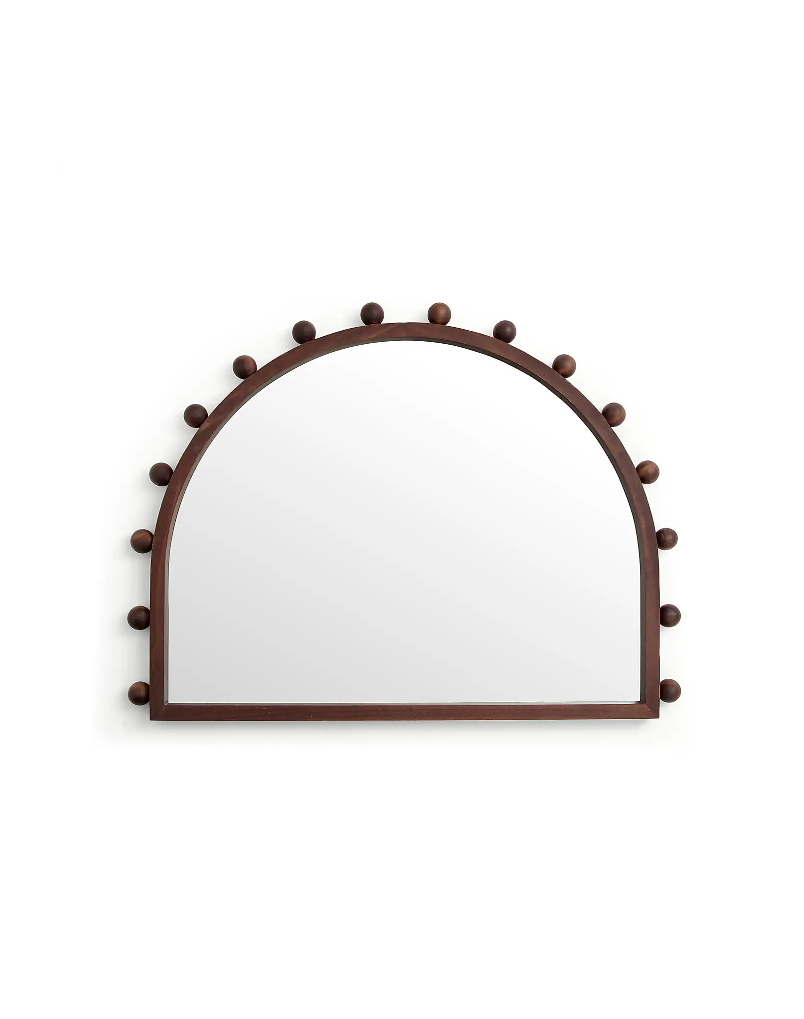 Brooke Bobble Arched Overmantel Wall Mirror